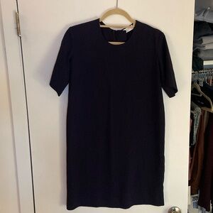 Everlane navy Go Weave shift dress